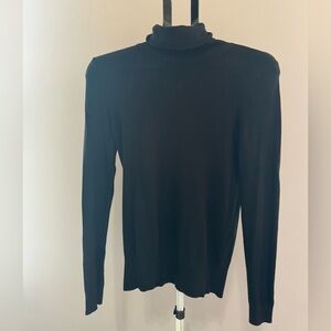 Ann Taylor Black Turtleneck Sweater